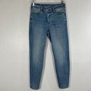 American Eagle Soft‎ AE Curvy High-Rise Jegging Jeans Size 2  Light Wash Denim